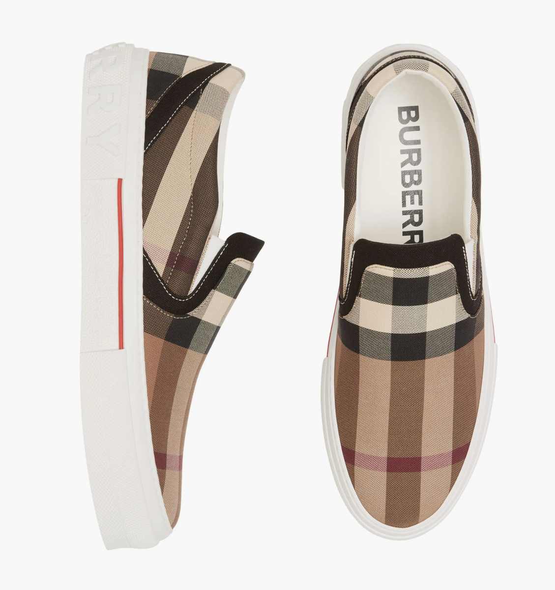 Authentic Burberry Vintage Check Slip-On Trainers Sneakers EU 41 US Men’s 8 $_57.PNG?set_id=880000500F main image 4