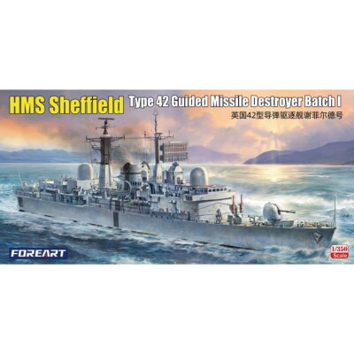 FOREART 3001 1/350 HMS Sheffield Type 42 Guided Missile Destroyer Batch I
