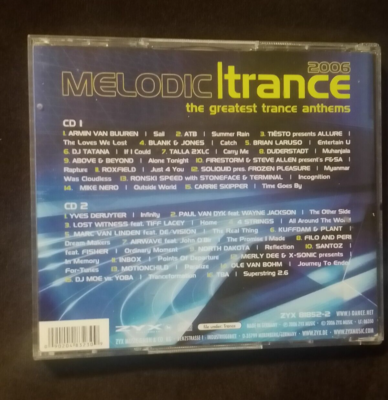 Melodic Trance 2CDSet The greatest trance anthems 2006 Van Buren