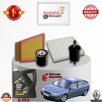 Inspektionskit Filter + ÖL FüR Renault Laguna II 2.0 16V 99KW 135CV Von 2007->