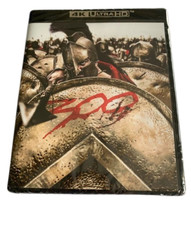 300 4K UHD Blu-ray Gerard Butler Lean Headey Sparta Persians Wenham West