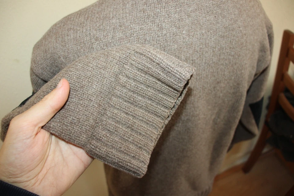 Napapijri Herren Strickjacke Wolle Patches ca. Gr 26 Kurzgröße - Bild 4 von 4