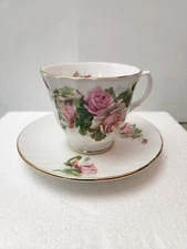 Duchess Roses Tea Cup & Saucer Set Made In England