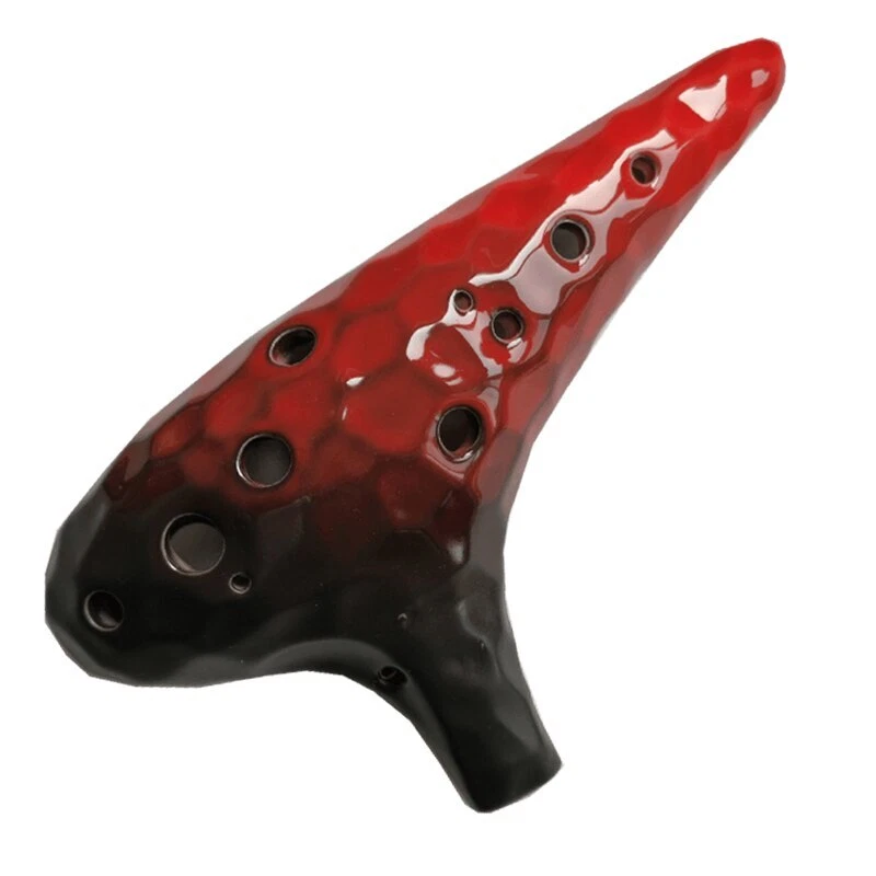 Ocarina 12 Holes Professional Musique Handmade Dolomite Ceramic AC