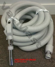 35' Low-Volt friction-fit central vacuum hose - Fits Vacuflo "Universal" valves
