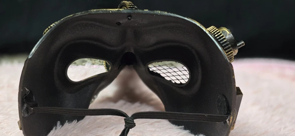 Máscara Steampunk Plástico Halloween Cosplay Plaga Doctor Mascarada Metal Look Foto 4 de 4