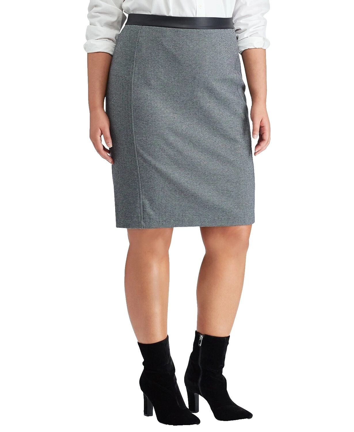 Faldas Lauren Ralph Lauren imitación de cuero para mujeres