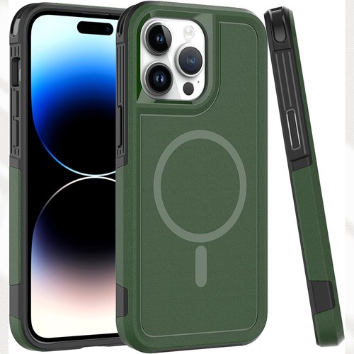 For Apple iPhone 15 Pro Max Plus Case Phone Cover Shockproof Mag + Glass Screen - Zdjęcie 4 z 40
