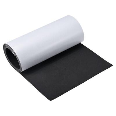 #ad EVA Foam Sheets Black Self Adhesive Back 6.56ft x 11.8 Inch 2mm Thickness $18.67