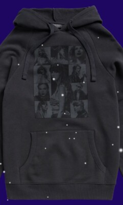 New Taylor Swift The Eras Tour Black Hoodie Official Merch Size XL *In Hand*