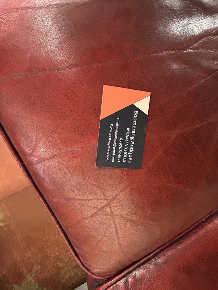 leather chesterfield sofa used eBay