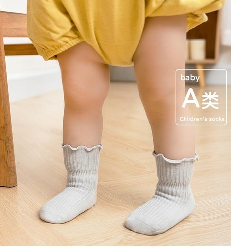 Baby Girls' Non-Slip Socks Toddler Non-skid Socks Cotton for Infant Kids 1-2 ... - Picture 7 of 9