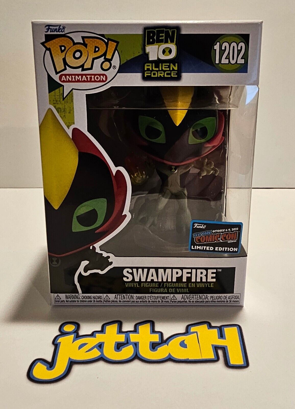 Funko Pop! Animation Ben 10 Alien Force Swampfire 2022 NYCC