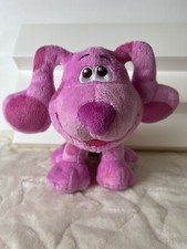 Blues Clues  You Plush Magenta Stuffed Animal Pink Dog Nickelodeon Nick Jr 7  