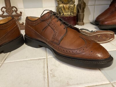 ALLEN EDMONDS MacNeil Shell Cordovan 9247 Brown Longwingtip Made