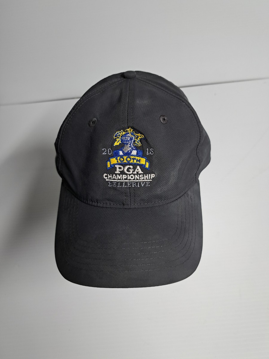 2018 PGA Cgampionship Bellerive Hat Gray Adjustable Strapback Unisex Golf  Hat