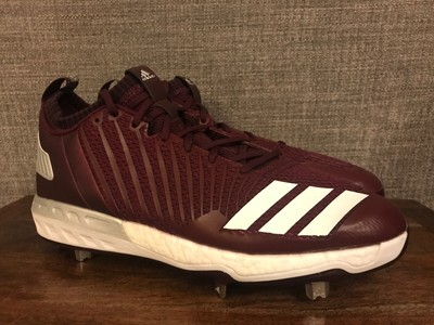 maroon baseball cleats
