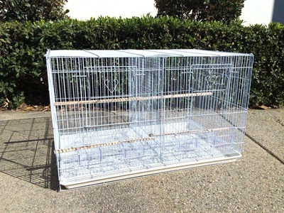 MCAGE 30" Large Aviary Breeding Finch Parakeet Finch Flight Bird Cage With Divider