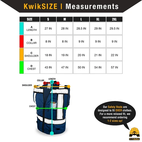 KwikSafety PURE BLUE SHERIFF ANSI Unrated PPE Surveyor Class 2 Safety Vest image 7