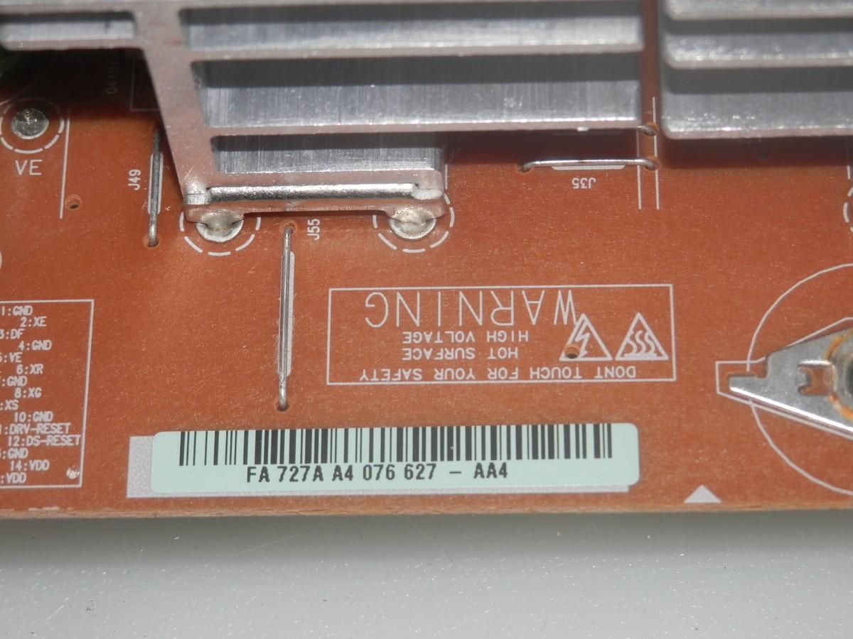 Carte Mère X-Main Board Viore PD50VH80 - Réf. LJ92-01727A