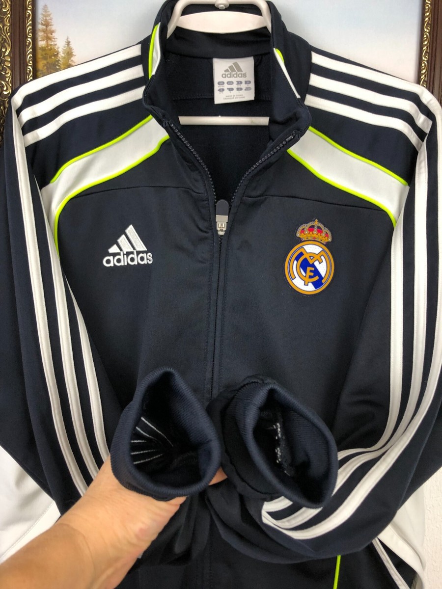 Vintage Adidas Real Madrid Football Suit Soccer Set Track Jacket