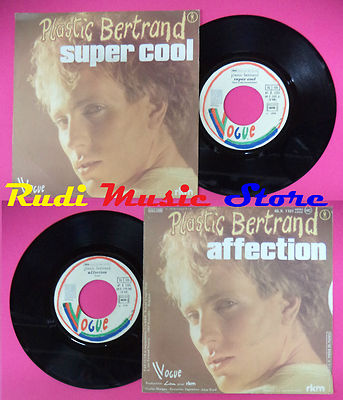 LP 45 7'' PLASTIC BERTRAND Super cool Affection 1978 France VOGUE no cd mc dvd