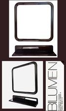 🟨 Bilumen Set Specchio e Mensola Serie Gioela design G. Castiglioni Vintage 70s