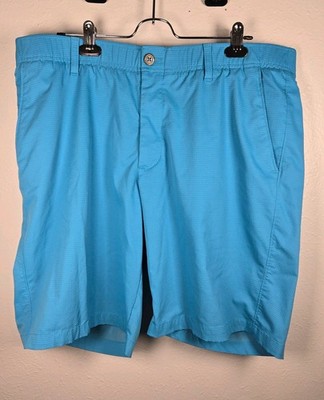 Under Armour Style 1362498 Men's Match Play Novelty Golf Shorts, Size 40 Teal Bl