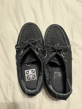 Tuk Black Suede Vlk Creeper Sneakers Mens 7 Bones Tread Tuk Black Suede Vlk Creeper Sneakers Mens 7 Bones Tread