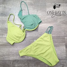 Zaful Textured Underwire Bikini Swimsuit Size L