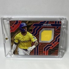 Topps Series 1 Jarren Duran Gold 21/50 City Connect Relic CC-JD Red Sox 2025 MLB