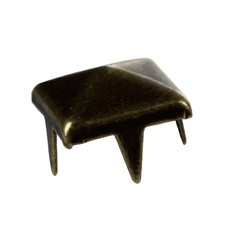 100x 8mm Metall DIY Pyramiden Nieten Ziernieten Gothic Bronze E8A15335