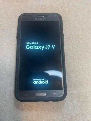 Samsung Galaxy Cell Phone J7-V  SM-J727V Locked Verizon Black