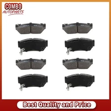 Front Rear Disc Brake Pads Set fits 2013 Nissan Tsuru