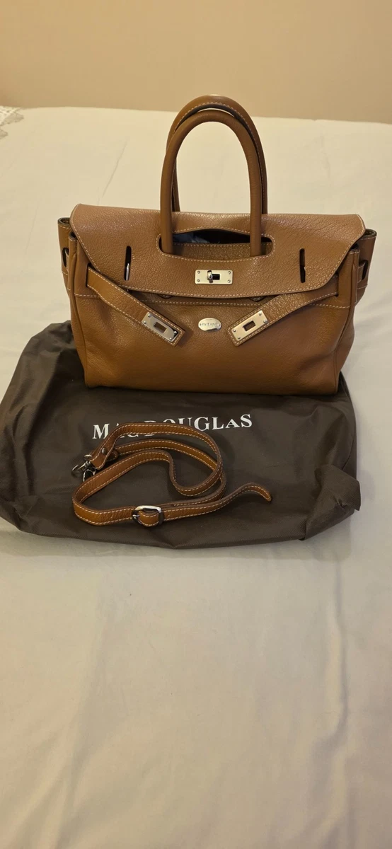 Sac Bandoulière Mac Douglas PYLA ROMY Violet En Cuir - Taille Moyen, Parfait état, Sans étiquette - Fabriqué En France