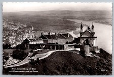 Vienna Leopoldsberg RPPC View Klosterneuburg Danube Austria c.1940s Real Photo