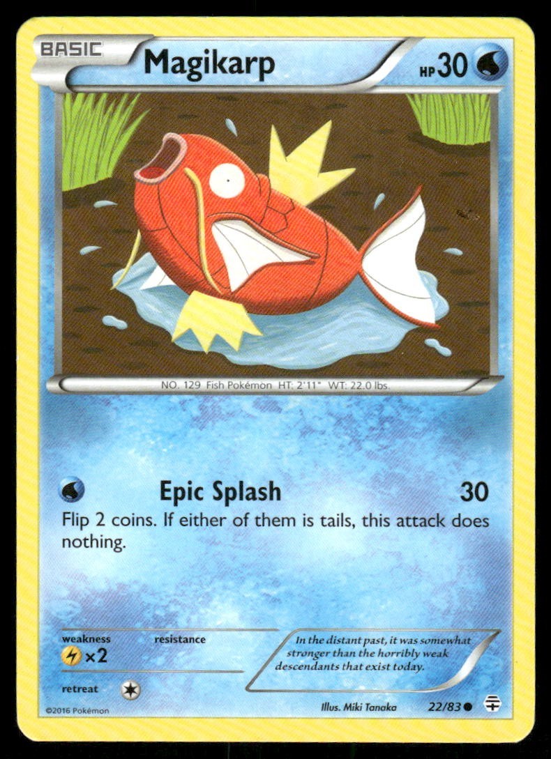 Pokemon Tcg Magikarp #22 Pokemon Generations LP
