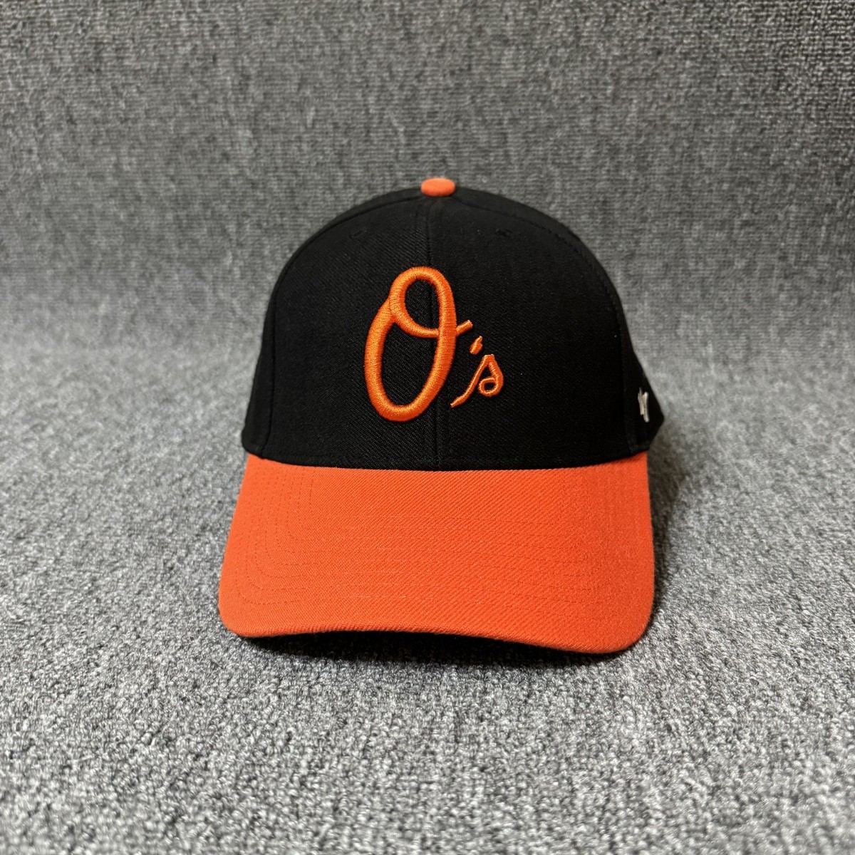 '47 Brand Baltimore Orioles MLB Dad Hat Strapback Black Orange