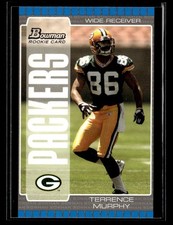2005 Bowman #143 Terrence Murphy Rookie Card Green Bay Packers. rookie card picture
