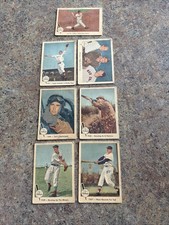 Fleer 1959 Ted Williams Boston Red Sox Baseball 7-Card Lot!! (Poor Condition)