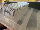 One (1) 5g Gieger Silver Bar Random Serial Number .999 5 Grams Pure Silver