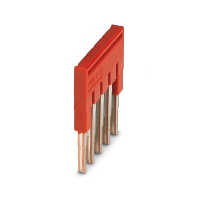 10pcs PHOENIX FBS 5-4 3030145 Plug-in Bridge 5 Positions 4.2 mm Pitch Red New  K