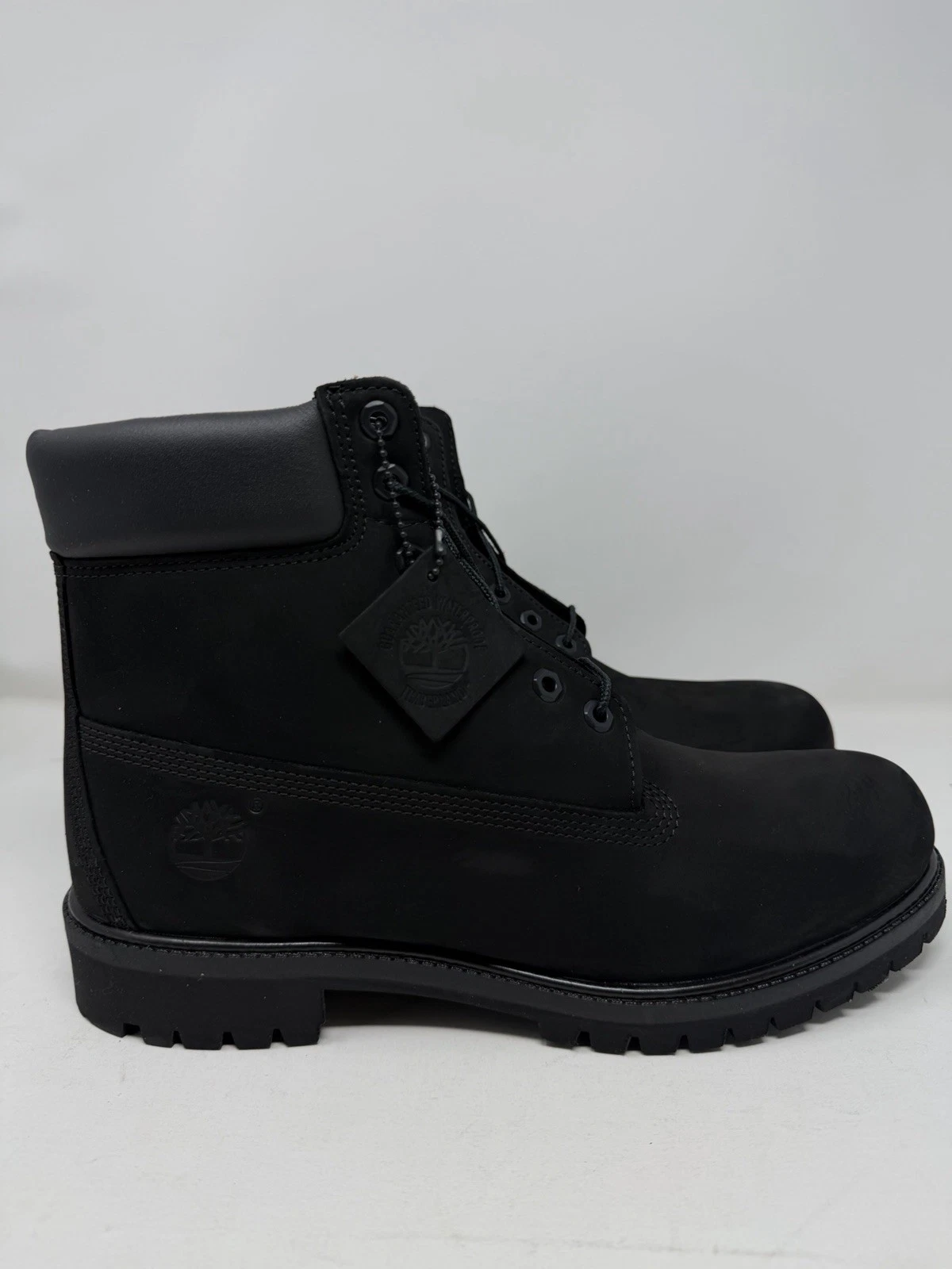 Size 11.5 Men's Timberland 6 In Premium Boot Black (TB110073 001) Waterproof NEW