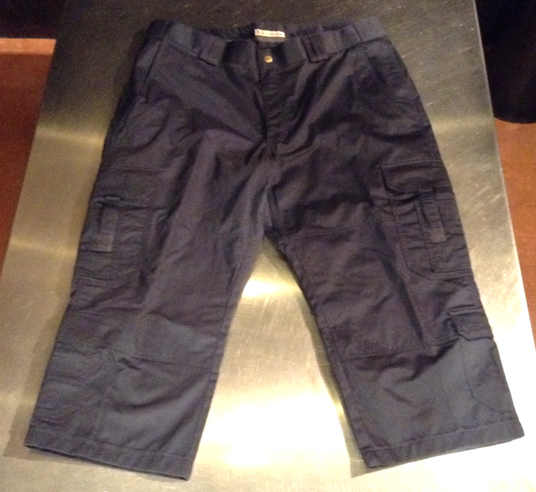 Men's 42x23 Dark Navy Cargo W/ Drag Strap Expandable Waist