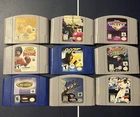 NICE LOT OF 9 NINTENDO 64 N64 ALL WORKING (BUST A MOVE, 007, 1080)