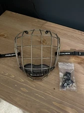 Bauer Re-Akt Titanium Face Mask Cage, Large (All hardware included) Barely Used