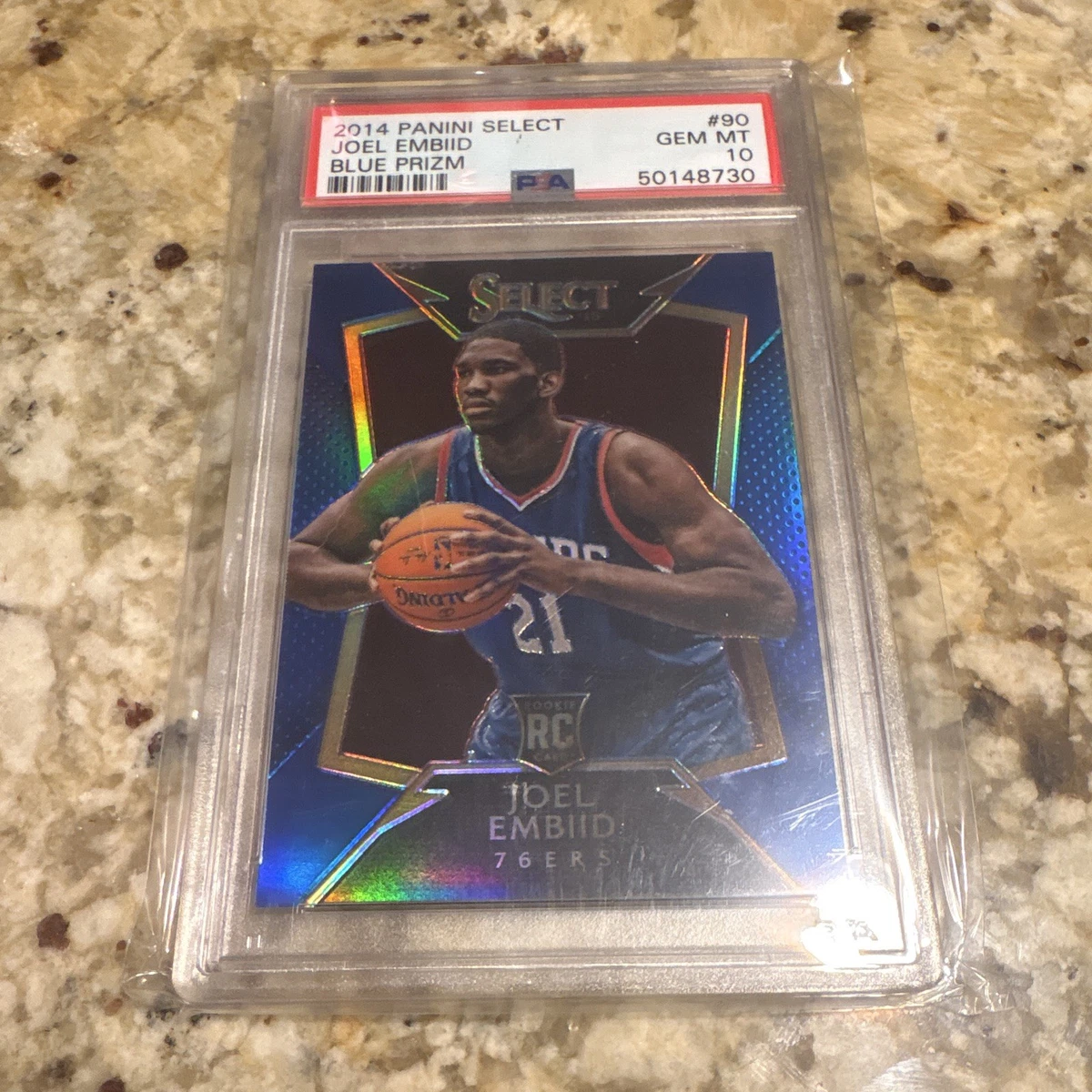 Joel Embiid Professional Sports Authenticator (PSA) Basketball