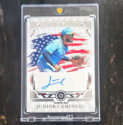 2025 Panini Boys of Summer America’s Best Signatures Junior Caminero Auto /75