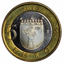 2012 FINLANDIA 5 Euro - Bauwerke Provinzen Lappland MF136069