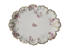 Antique Limoges Haviland Oval Serving Plate 8.75"x11.125” Pre-Owned 